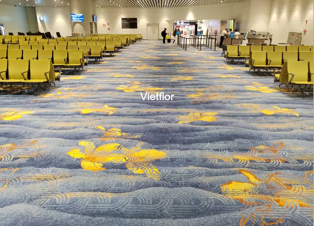 thảm lót sàn trong sân bay