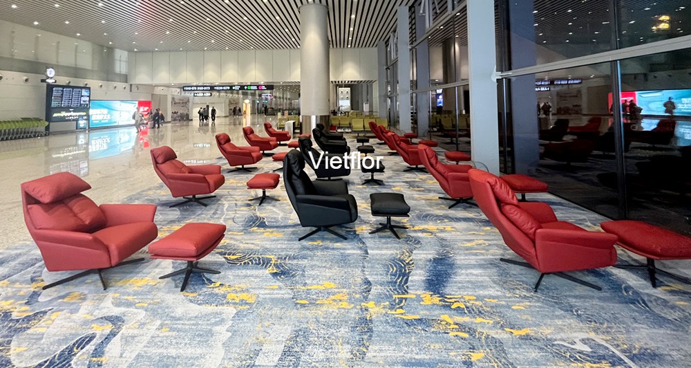 thảm lót sàn trong sân bay